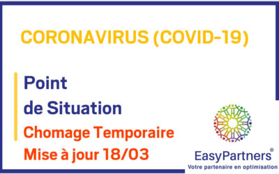 COVID-19 : Chomage temporaire, mise à jour du 18/03